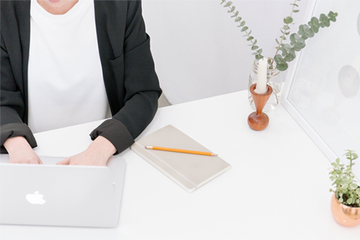 Woman at desk